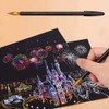LOOKSEVEN Scratch Tools Set Scraper Pen, 6 Pcs Scratching Art