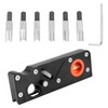 Chamfer Plane Adjustable Woodworking Hand Planer with 6 Cutter Head