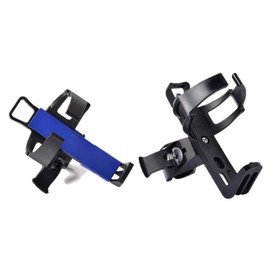 SakaSK Bicycle Drink Holder, Bottle Holder, 360 Degree Rotation, Cycle Bottle Cage, Ultra Lightweight, Angle Adjustable, Clamp Type, Easy Installation, Set of 2