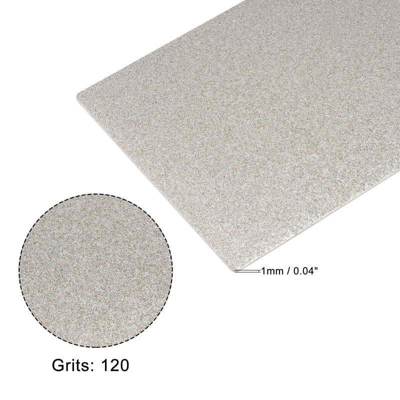 sourcing map Diamond Whetstone Sharpening Stone, 170mm x 75mm 120