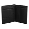 STARHIDE Men's Black Real Leather Wallets RFID Blocking Contactless Protection