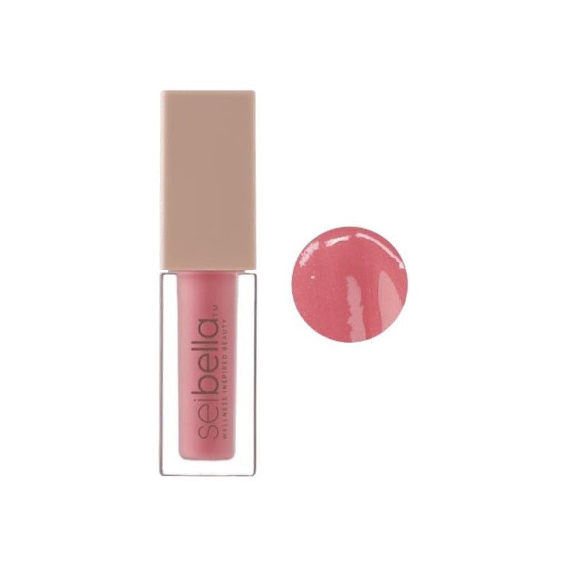 Sei bella Brillo Labial, Tono Charming Pink, con Aceite de