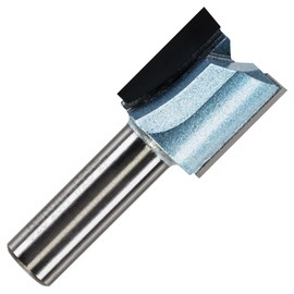 Rennie Tools - 25mm Cutting Diameter x 26mm Flute x 1/2" Shank TCT Tipped 2 Flute Straight Router Cutter Bit. Compatible With Makita Trend Festool Hikoki Dewalt Router Etc. 25mm Router Bit