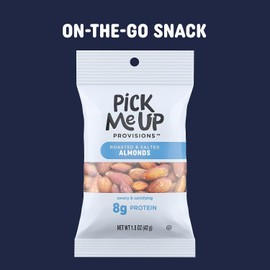 Staples Pick Me Up Provisions Roasted & Salted Almonds, 1.5 oz., 36 Bags/Box (PM62980)