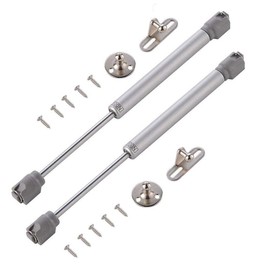 HOWDIA 100N /22lb Safety Lift Support, Soft Open Lid Hinge Lid Stay Gas Struts Gas Shocks for Cabinet Toy Box , Pack of 2
