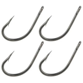 Owner Carp C1 Hooks - 4 Carp Hooks for Carp Fishing, Fishing Hooks for Carp Fishing, Single Hook, Eye Hook, Hook, Size: 1
