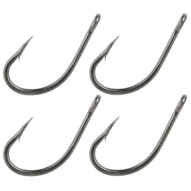 Owner Carp C1 Hooks - 4 Carp Hooks for Carp Fishing, Fishing Hooks for Carp Fishing, Single Hook, Eye Hook, Hook, Size: 1