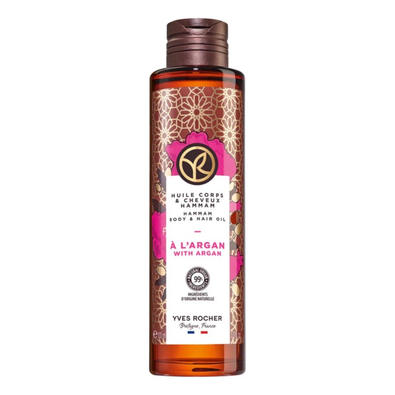 Aceite Cuerpo Y Cabello Argán Y Rosa Yves Rocher