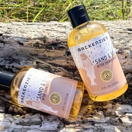 MACKENZIE'S Aceite seco para después de la ducha Sand & Sea - Regalos navideños - Regalos para calcetines - Regalos para mujeres - Regalos para hombre