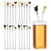 20PCS Cocktail Stirrers, Cocktail Spoon, Cocktail Stirrers & Swizzle Sticks,