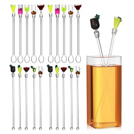 20PCS Cocktail Stirrers, Cocktail Spoon, Cocktail Stirrers & Swizzle Sticks, Bar Spoon, Cocktail Stirrer, Cocktail Spoon Long, Drink Stirrers, Cocktail Sticks for Drinks, Cocktail Mixing Spoon