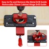 Metal Concealed Hinge Jig with Woodworking Tools,35mm Concealed Door Hinge