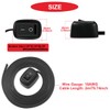 MKBKLLJY 2Pcs Black Paste Type Switch Car Rocker Switch ON/Off