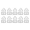 10 Pcs Sound Amplifier Dome Soft Silicone Anti Static Dual