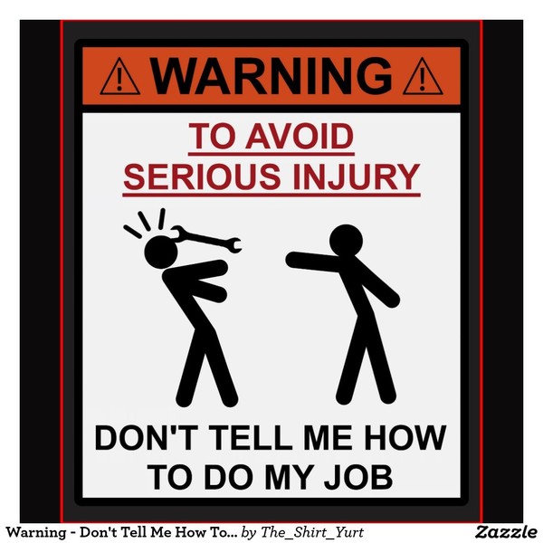 AJ's Signs & Apparel Funny Avoid Injury Warning Sticker, Decal,