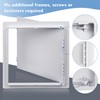 Donext Access Plumbing Panel for Drywall Ceiling, 14x14 in Plastic