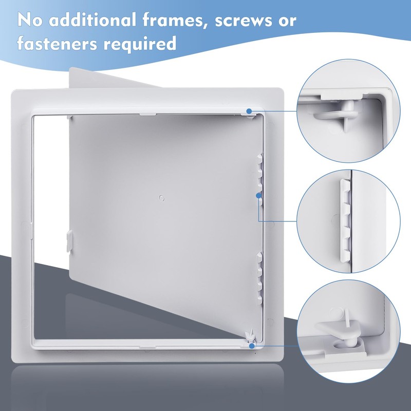 Donext Access Plumbing Panel for Drywall Ceiling, 14x14 in Plastic