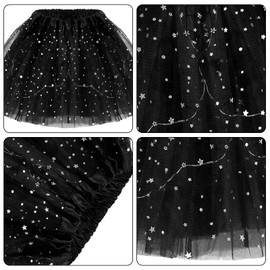 Matreeglam 5 Pieces Animals Costume Set for Kids Girls, Cute Animal Tutu Skirt with Headband, Tiger Pig Cat Rabbit Lion Deer Leopard Fancy Dress Up Outfits for Carnival World Book Day (Style 7)