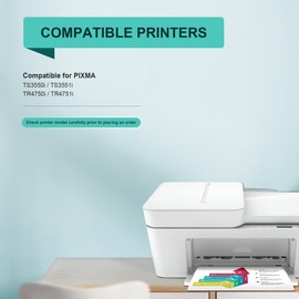 LOFBLAT PG-575XL CL-576XL 575 XL 576 XL Multipack Remanufactured Printer Cartridges Replacement for Canon 575 576 Cartridges for Canon PIXMA TS3550i TS3551i TR4750i TR4751i (575 XL Black, 576XL