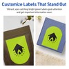 Avery Printable Arched Labels with Sure Feed Technology, 4-3/4" x