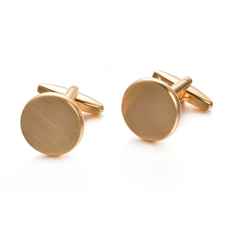 Yoursfs Simple Cufflinks, Business Stainless Steel Cufflinks, Men's, Stylish, Gift,