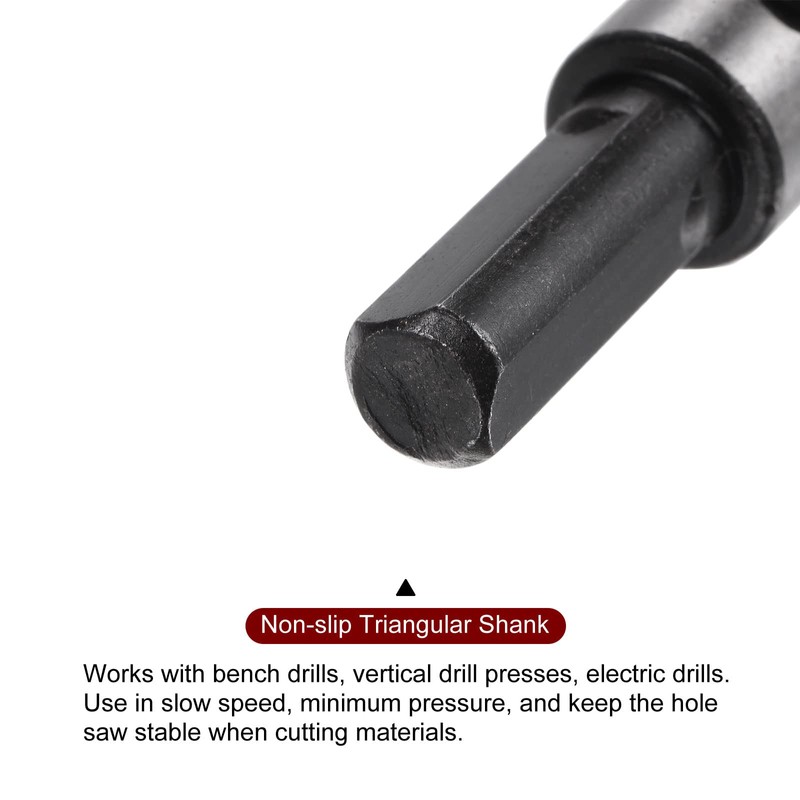 sourcing map 5pcs Hole Saw Kits 16mm 18.5mm 20mm 25mm