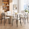choairy Dining Chairs Set of 2, Modern Faux Leather Dining