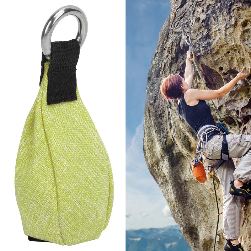 Throwing Weight Bag Portable Arborist Equipment Metal Ring Small Sandbags