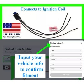 fits Ford Lincoln F150 Edge Ignition Coil Connector Plug Pigtail Wiring Harness