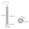 METALLIXITY Hex Head Screw Bolt Nut Flat Lock Washer Kit