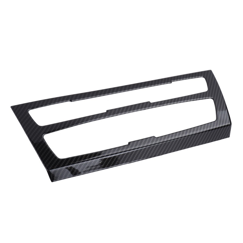 Air Conditioning Button Frame Carbon Fiber Texture Panel Trim Replacement