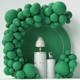 Green Balloons 84 pcs Dark Green Balloons Garland Arch Kit 5 inch +12 inch +18 inch Jungle Safari Balloons Happy Birthday Balloons Baby Shower Decorations Wedding Balloons