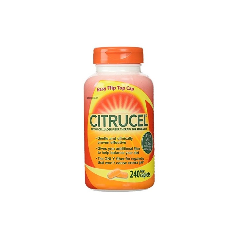 Citrucel Fiber Therapy, 240 Fiber Caplets (2 Pack)