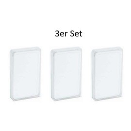 Size: normal for skat, quartet cards, accessories, pack of 3, empty box, empty cover, plastic box, replacement cover, playing card box, card box for quartets, card games, playing cards