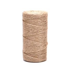 Bclla Zkenshan-Natural Jute Twine 50M 80M 100M Handmade Hemp Linen Cords Rope to Tie Jute Twine Rope String DIY Craft Decoration, Natural Jute Fiber (Color : 100m)