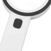 30X Handheld Large Magnifying Glass UV Banknote Inspection Magnifying Glass