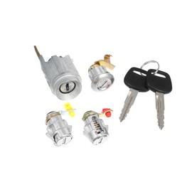ACROPIX Ignition Switch Door Lock Cylinder with Key for Toyota Pickup Hilux LN80 LN85 LN90 LN105 LN108 69058-60041 D2191608 1 Set Car Parts