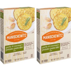 Manischewitz Potato Pancake Mix with Garlic and Rosemary, 6oz (2 Pack)