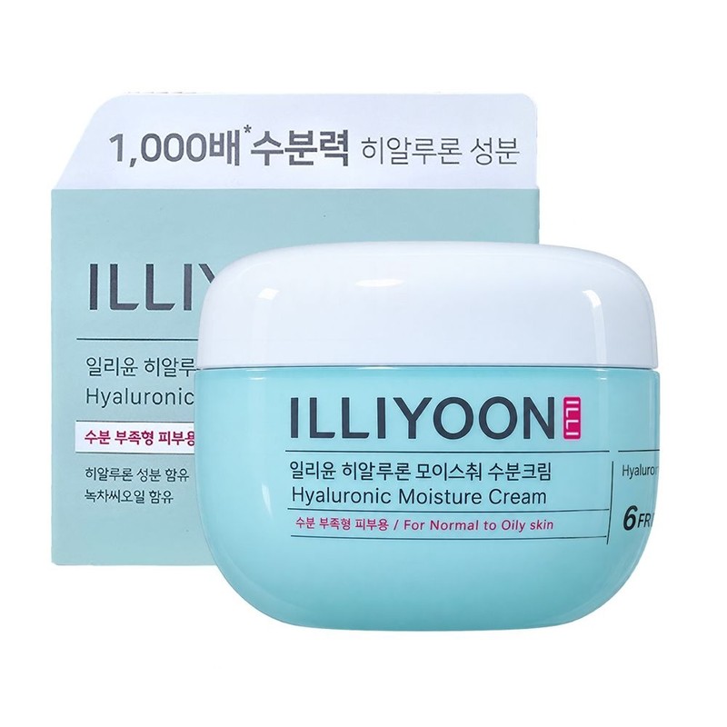 Illyyoon Illiyoon Hyaluronic Moisture Moisturizing Cream Large Capacity Hypoallergenic 100ml