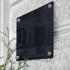 Joyan 10pc Screw Spacer Sign Holder, Stainless Steel Post Mount,