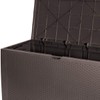 Barton Deluxe 120 Gallon Outdoor Deck Box Resin Patio Storage