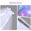 JONKY 2 Tier Led Bride Wedding Veil White Light up