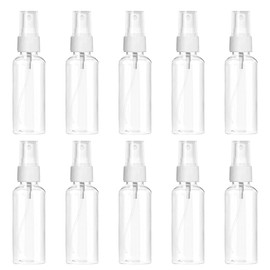 COYUN 10 Stück Sprühflasche, 20ml Transparente Leer Feinen Nebel Sprühflasche Reise Zerstäuber Klein Plastik Nebel parfümzerstäuber Sprayflasche Kleine Sprühflaschen zum Befüllen für Wasser Alkohol