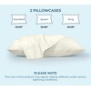 ROYALE LINENS 100% Organic Cotton Percale Pillowcases Set of 2