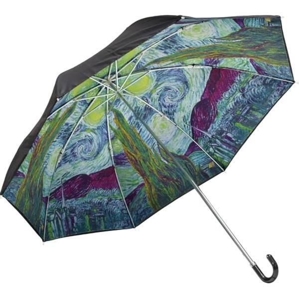 Generic Gogh Masterpiece Folding Umbrella for Sunny or Rainy Days