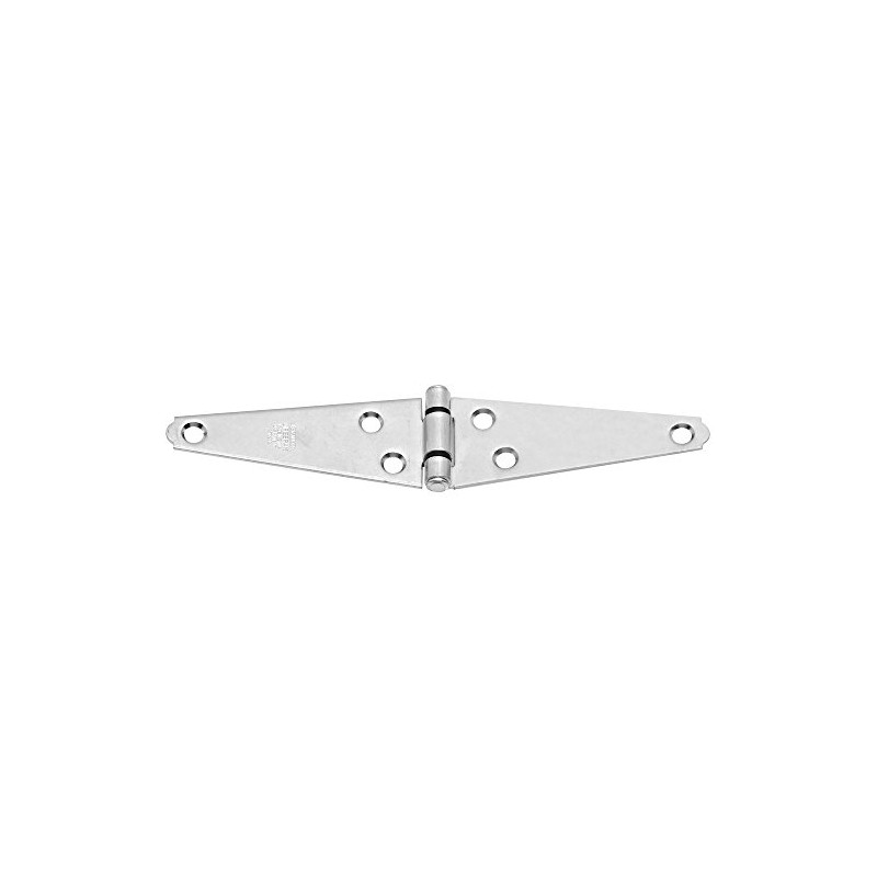 National Hardware N127-969 282 Heavy Strap Hinges in Zinc, 4"