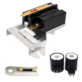 JESE 338906 Dryer Flame Sensor & 3392519 Thermal Fuse & 279834 Gas Valve Ignition Solenoid Coil Kit – Exact Fit For Ken.more Whirl.pool May.tag Dryers - Replaces 303377 WP338906 DC32-00008A