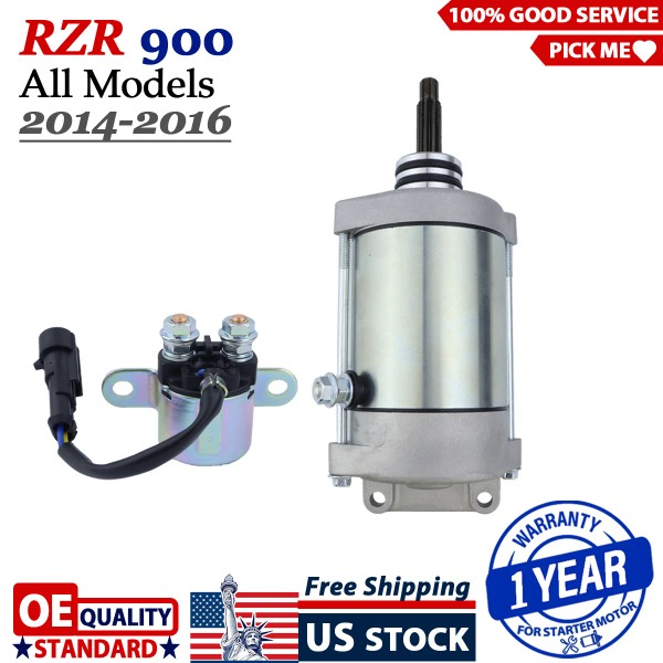 Motorsupermarkets Starter Motor for Polaris RZR 900 All Models 2014