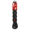 EMOS - 4-way power strip 5m - with switch -