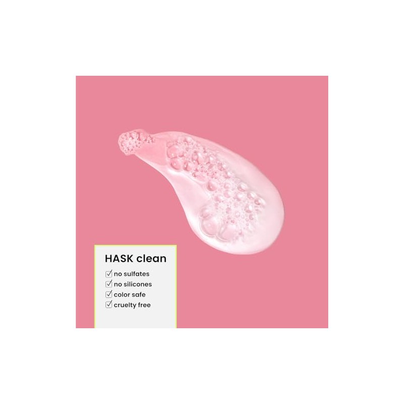 HASK, Smooth + Keratin & Jojoba Oil, Shampoo Alisante, Controla